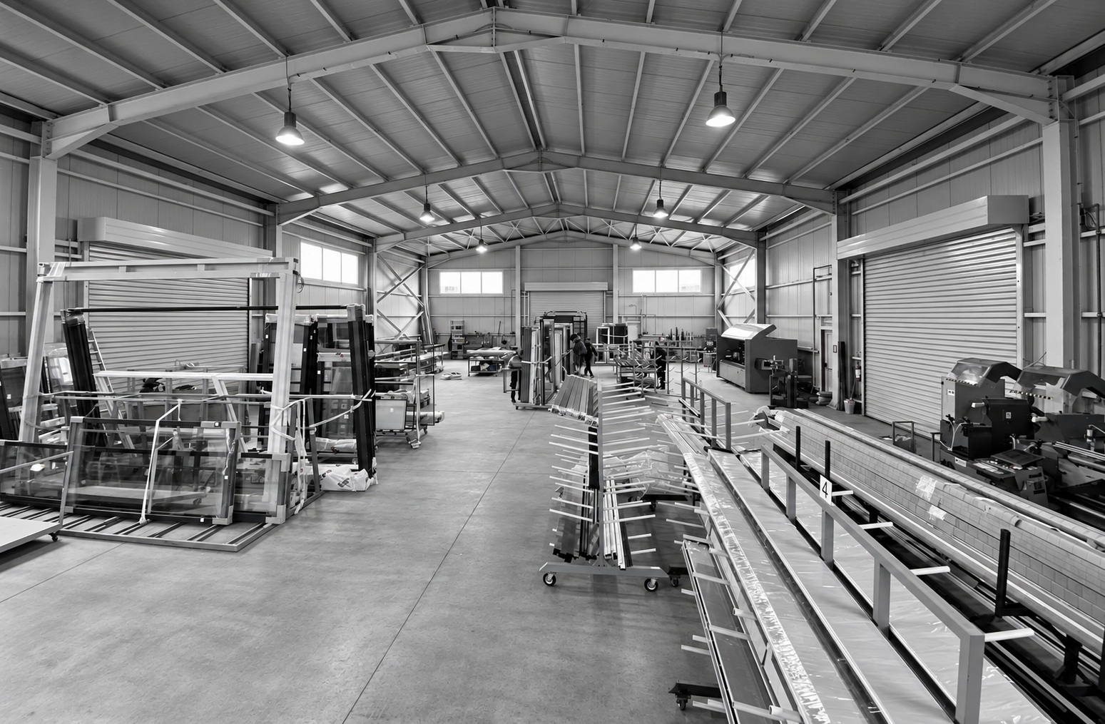 Mparolas Aluminium Systems windows and doors manufacturing facility in Greece