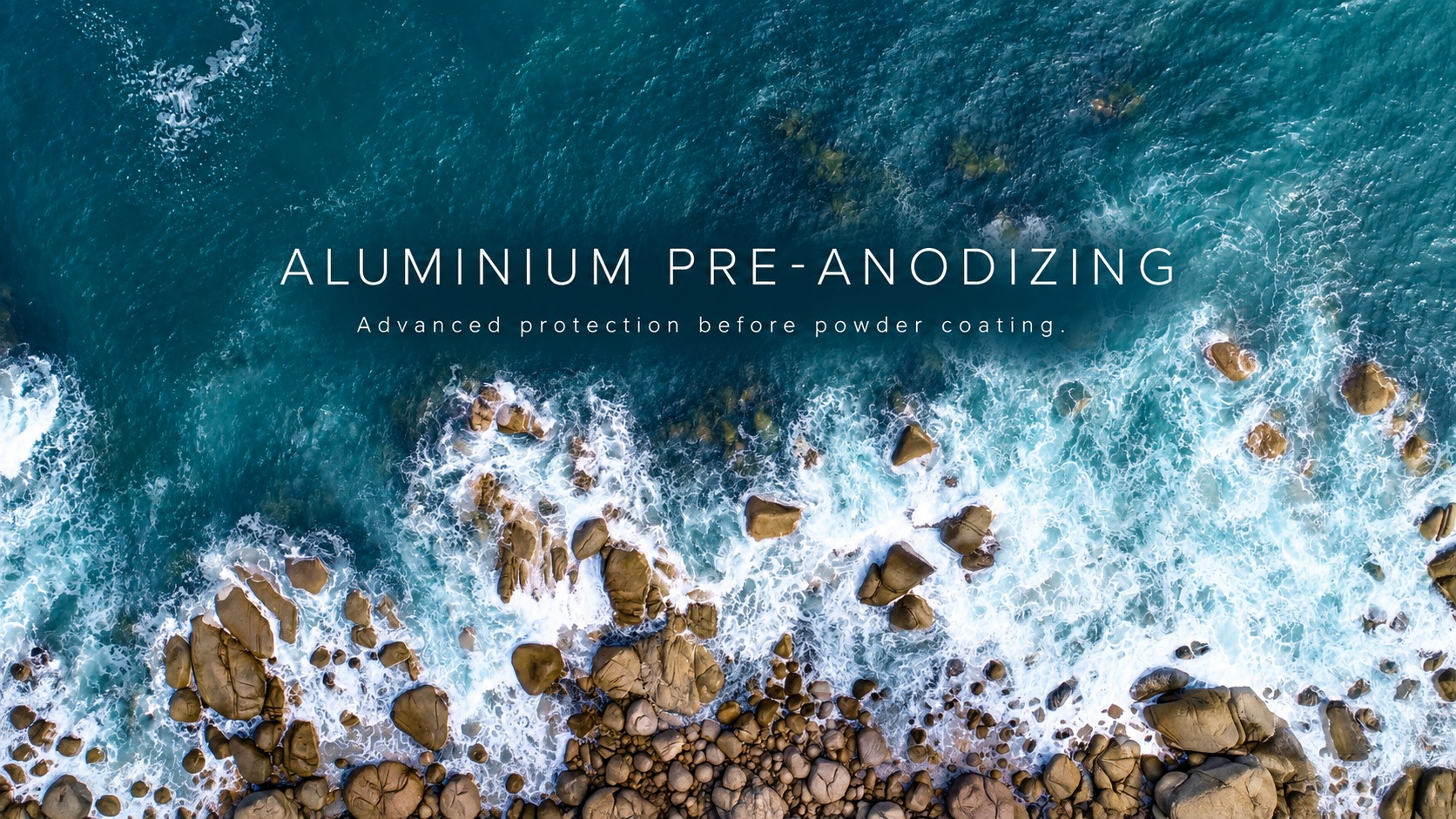 Aluminium pre-anodizing for advanced corrosion protection of architectural windows and doors